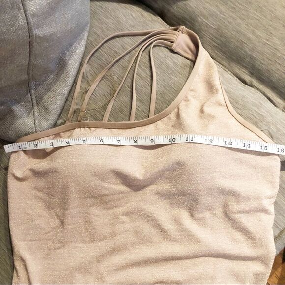 Jantzen Gold Texture One Shoulder One-piece size L/Xl. New without tags - Picture 6 of 7